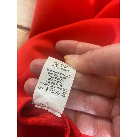 J.Crew Women's Thick Red Half Sleeve Midi Dress - Medium - Picture 12 of 13